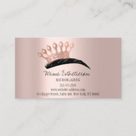 Anleitung für die Nachsorge Rose der Kronen-Logos Visitenkarte