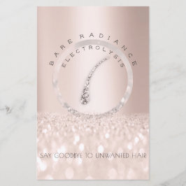 Anleitung für die Nachsorge Rose Glitzer Elektroly Flyer