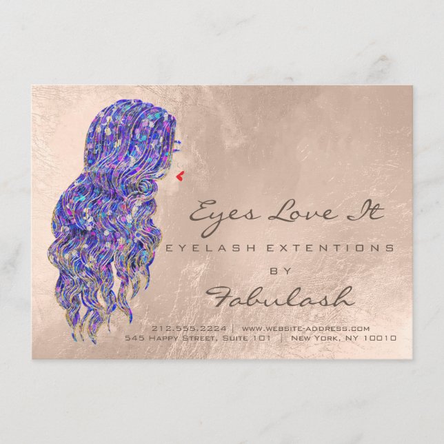 Anleitung für die Verlängerung der Lash-Behandlung (Vorderseite)