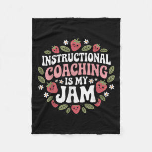 Anleitung Gecoacht ist mein Jam Teacher Coach Str. Fleecedecke