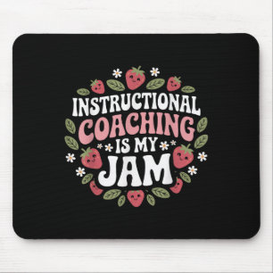 Anleitung Gecoacht ist mein Jam Teacher Coach Str. Mousepad