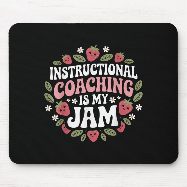 Anleitung Gecoacht ist mein Jam Teacher Coach Str. Mousepad (Vorne)