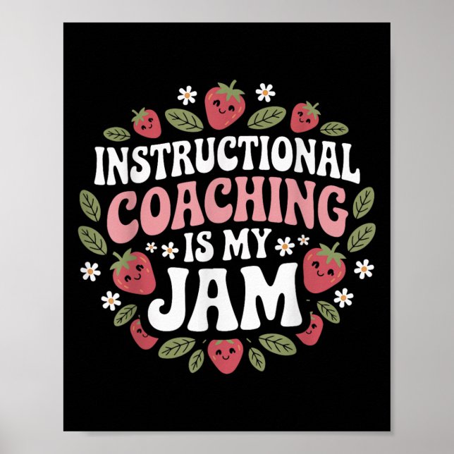 Anleitung Gecoacht ist mein Jam Teacher Coach Str. Poster (Vorne)