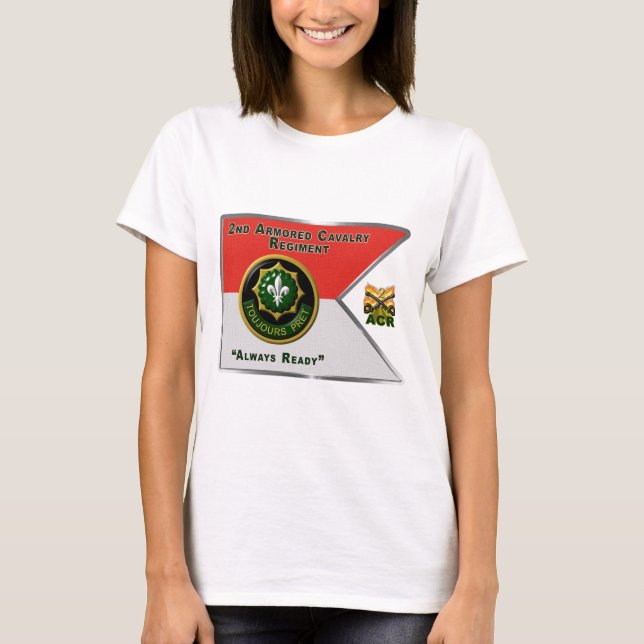 Anleitung zum Armored Cavalry Regiment T-Shirt (Vorderseite)