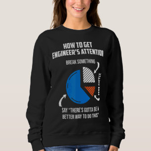 Anleitung zum Maschinenbauingenieur Sweatshirt
