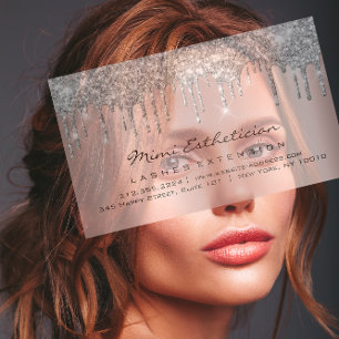Anleitung zur Nachsorge Lash Rose Gold Tropfen Gra Visitenkarte