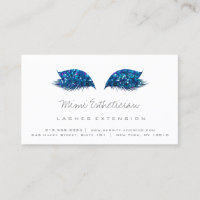 Anleitung zur Nachsorge Lashes Extension Blue Gray