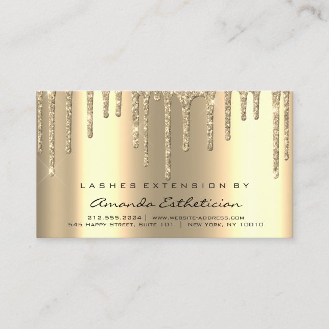 Anleitung zur Nachsorge Lashes Extension Dips Spar Visitenkarte (Vorderseite)