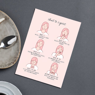 Anleitung zur Nachsorge und Anstellung von Lash/Br Visitenkarte