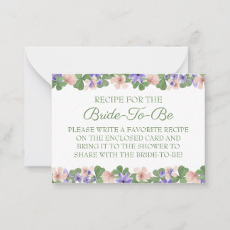 Anleitung zur Rezeptkarte Mitteilungskarte