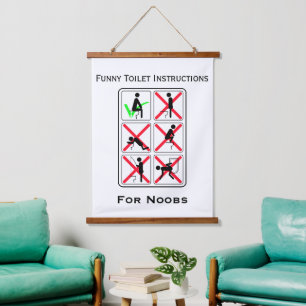 Anleitung zur Sonnentoilette Wandteppich Mit Holzrahmen