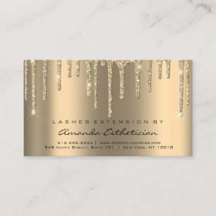 Anleitungen für die Nachsorge Lash Extension Dips  Visitenkarte