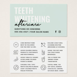 Anleitungen für Farbzähne nach der Pflege