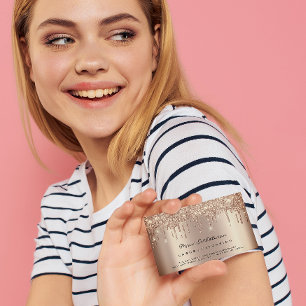 Anleitungen zur Nachsorge Lash Rose Gold Tropfen V Visitenkarte