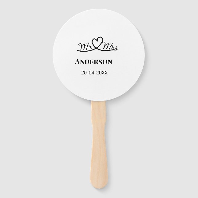 Anm & Frau geben Sie den Familiennamen Datum Jahr  Fächer (Vorderseite)