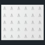 Anm & Frau geben Sie den Familiennamen Datum Jahr  Geschenkpapier<br><div class="desc">Gestaltung</div>