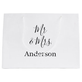 Anm & Frau geben Sie den Familiennamen Datum Jahr  Große Geschenktüte