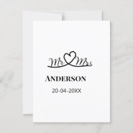 Anm & Frau geben Sie den Familiennamen Datum Jahr  Postkarte