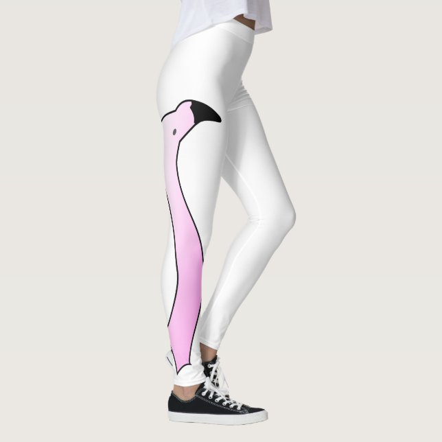 Anmaßender Flamingo Head und Neck Leggings (Rechts)