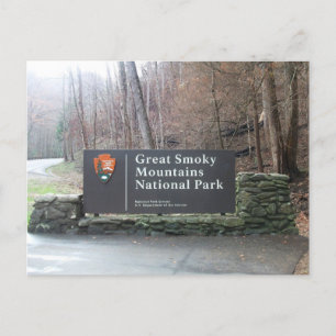 Anmelden Unterschrift. Smoky Mountains National Pa Postkarte