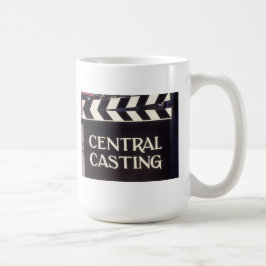 Anmeldung auf Englisch CENTRAL CASTING Tasse