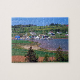 ANMERKUNG Kanada, Prinz Edward Island. Boote sind Puzzle