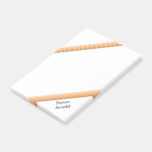 Anmerkung nach dem Ende - Orangenfarben Post-it Klebezettel