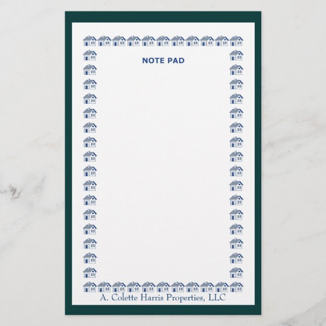 Anmerkung Pad- Design 10 Briefpapier (Vorderseite)