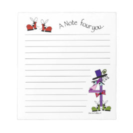 Anmerkung Pad Nummer vier Notizblock