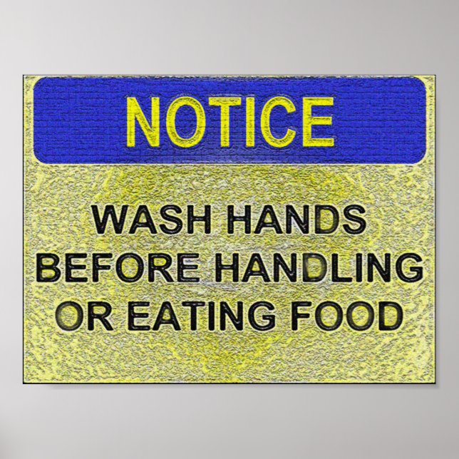 ANMERKUNG POSTER/SIGN POSTER (Vorne)