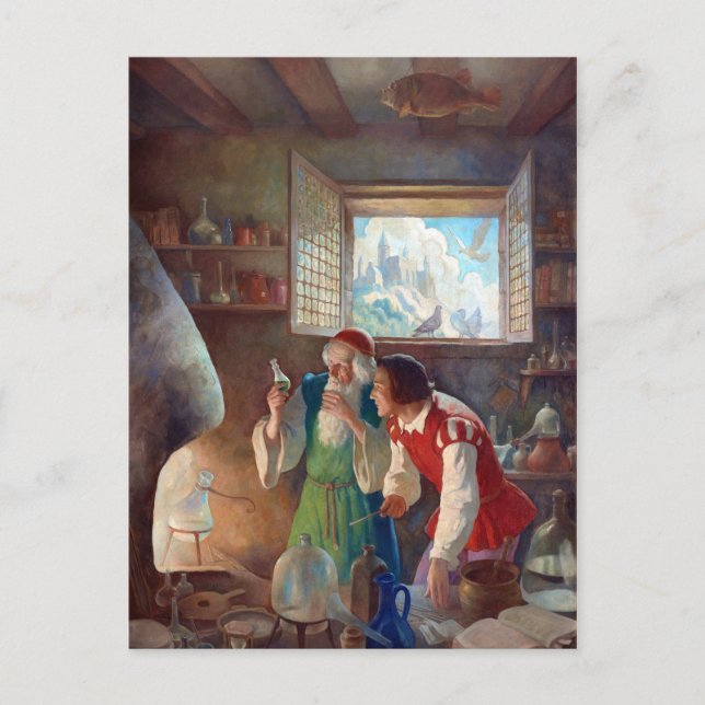 Anmerkung: Wyeth the Alchemist Poster Postkarte (Vorderseite)