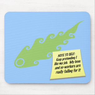 Anmerkung zum Selbst Mousepad