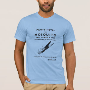 Anmerkungen des Pilotprogramms für Moskitoflugzeu T-Shirt