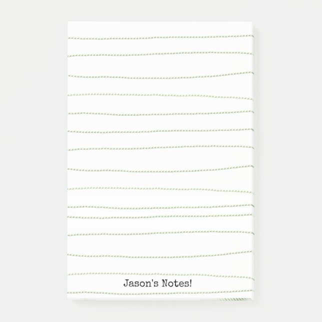 Anmerkungen Grüne Zeilen Post-it Klebezettel (Vorderseite)