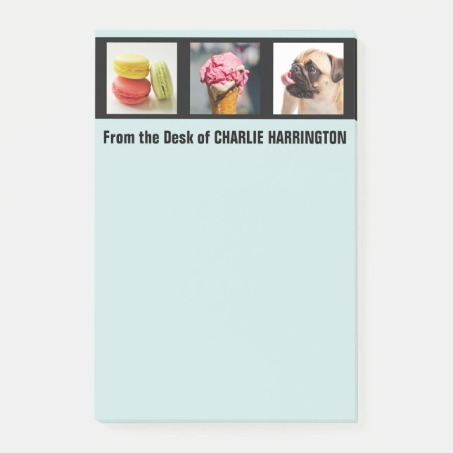 Anmerkungen IHRES FOTOS, TEXT u. Post-it Klebezettel (Vorderseite)