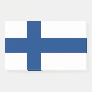 Anmerkungen mit Flagge von Finnland Post-it Klebezettel