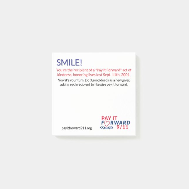 Anmerkungen nach dem Abschluss Post-it Klebezettel (Vorderseite)