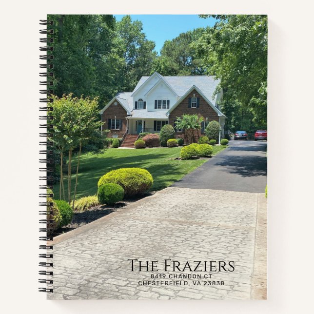 Anmerkungen und Projekte für benutzerdefinierte Fo Notizbuch (Vorderseite)