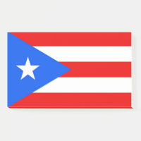 Anmerkungen unter der Flagge von Puerto Rico, USA