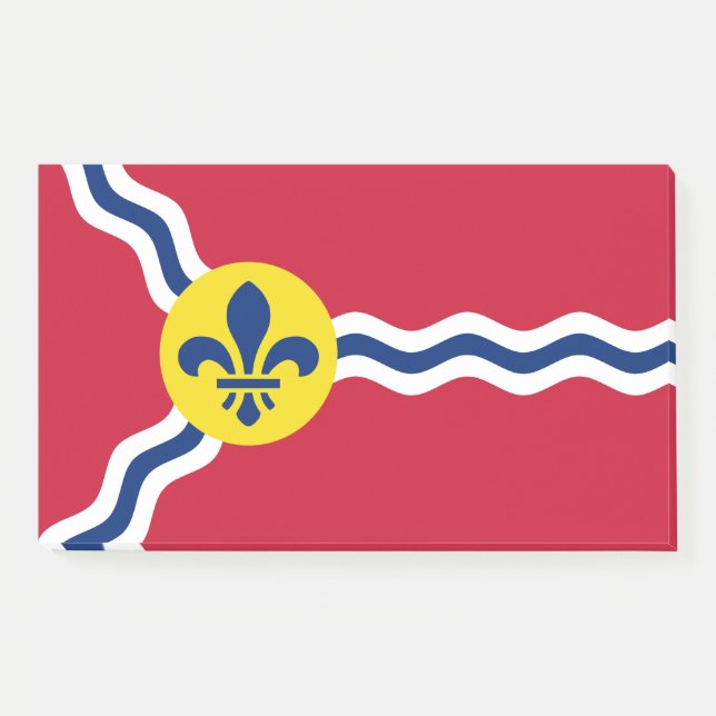 Anmerkungen unter der Flagge von St. Louis, Missou Post-it Klebezettel (Vorderseite)