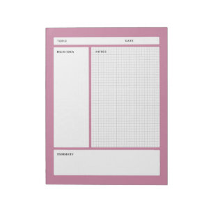 Anmerkungen zu Cornell (Grafik) Notizblock