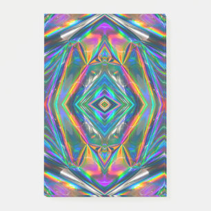 Anmerkungen zu irrisiertem Chrome Post Post-it Klebezettel