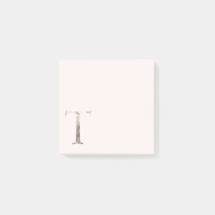 Anmerkungen zu Monogrammen "T" Post-it Klebezettel