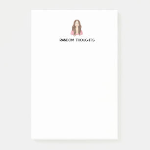 Anmerkungen zu Random Thoughts Post-it Klebezettel