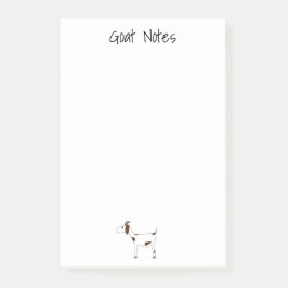 Anmerkungen zu Ziegen Post-it Klebezettel