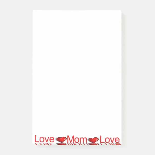 Anmerkungen zur Mama der Liebe Post-it Klebezettel (Vorderseite)