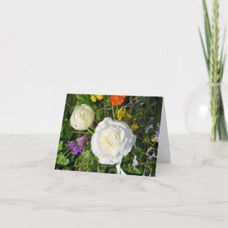 Anmerkungs-Karte: Blumen Karte