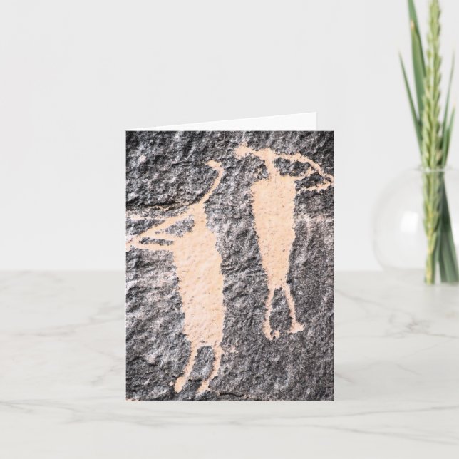 Anmerkungs-Karte Kokopelli Petroglyphe-Moabs Utah Karte (Vorderseite)