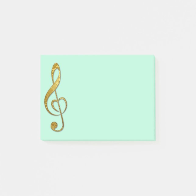 Anmerkungsauflage der Musik der Liebe I klebrige Post-it Klebezettel (Vorderseite)