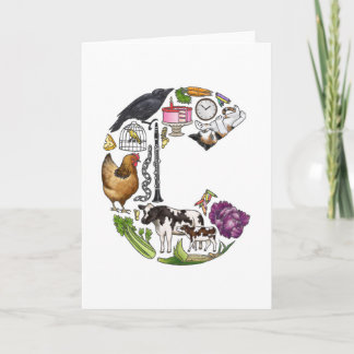 Anmerkungskarte des Monogramms "C"